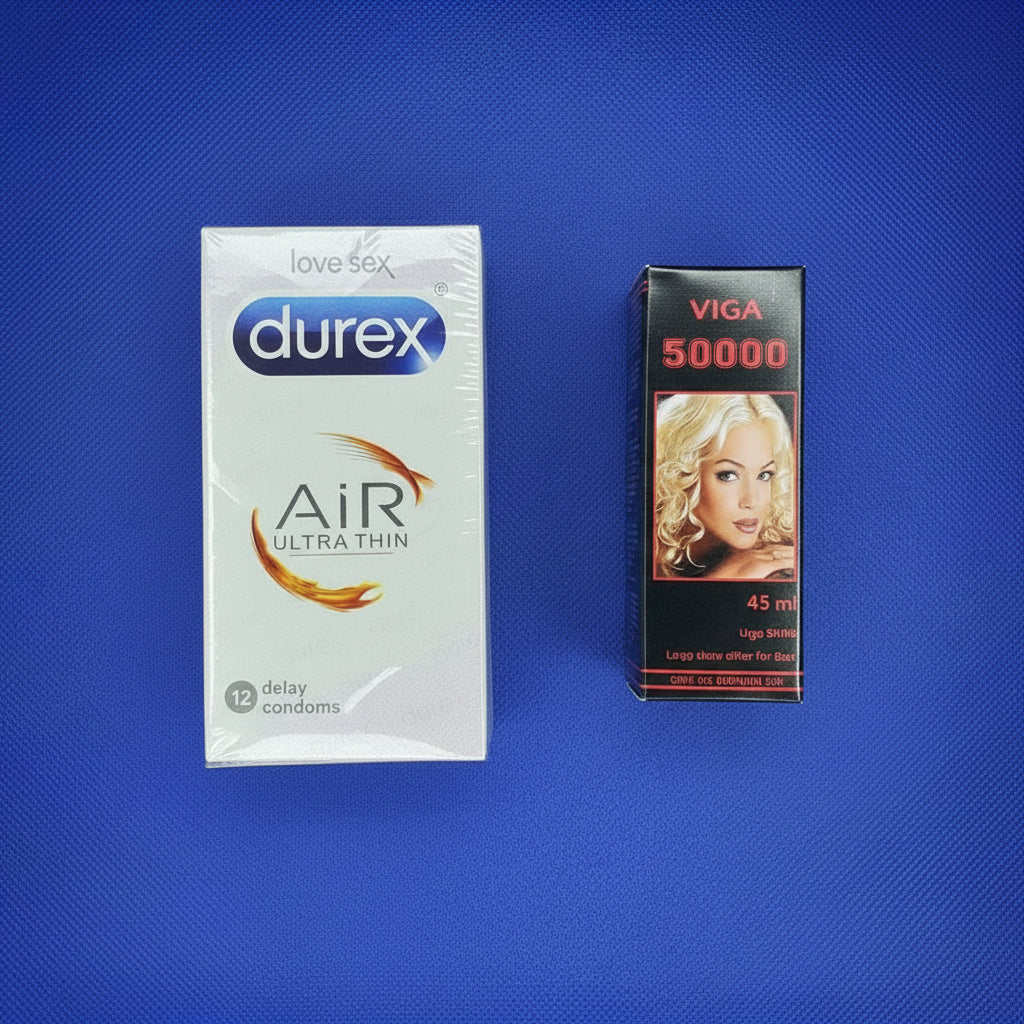 Honey Moon Bundle (Viga 50000 Spray + 12P Durex Condom)